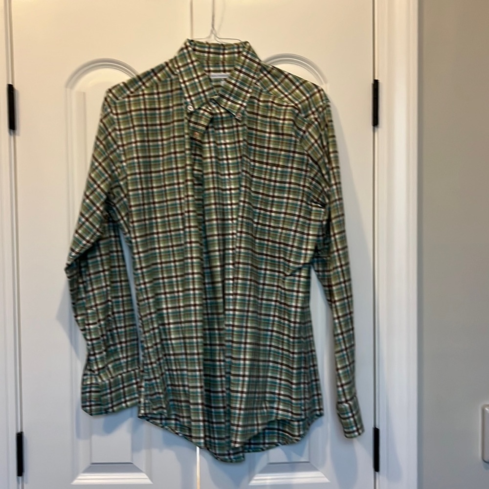 Southern Tide Intercoastal plaid shirt.